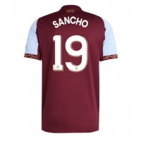 Pánský Fotbalový dres Aston Villa Jadon Sancho #19 2025-26 Domácí Krátký Rukáv